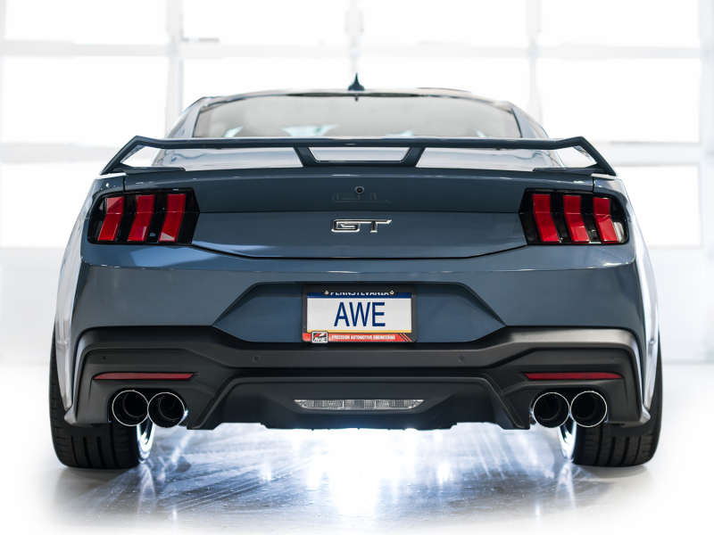 Ford Mustang Performance Exhaust - AWE Tuning - SwitchPath Cat Back - Chrome Silver - 2024+